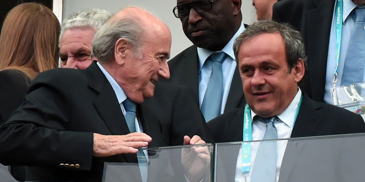 Europe1's tweet photo. Fifa : "sanctions requises" contre Blatter et Platini (Fifa) https://t.co/ff8Y5PzXJy https://t.co/z3BfGgrxui