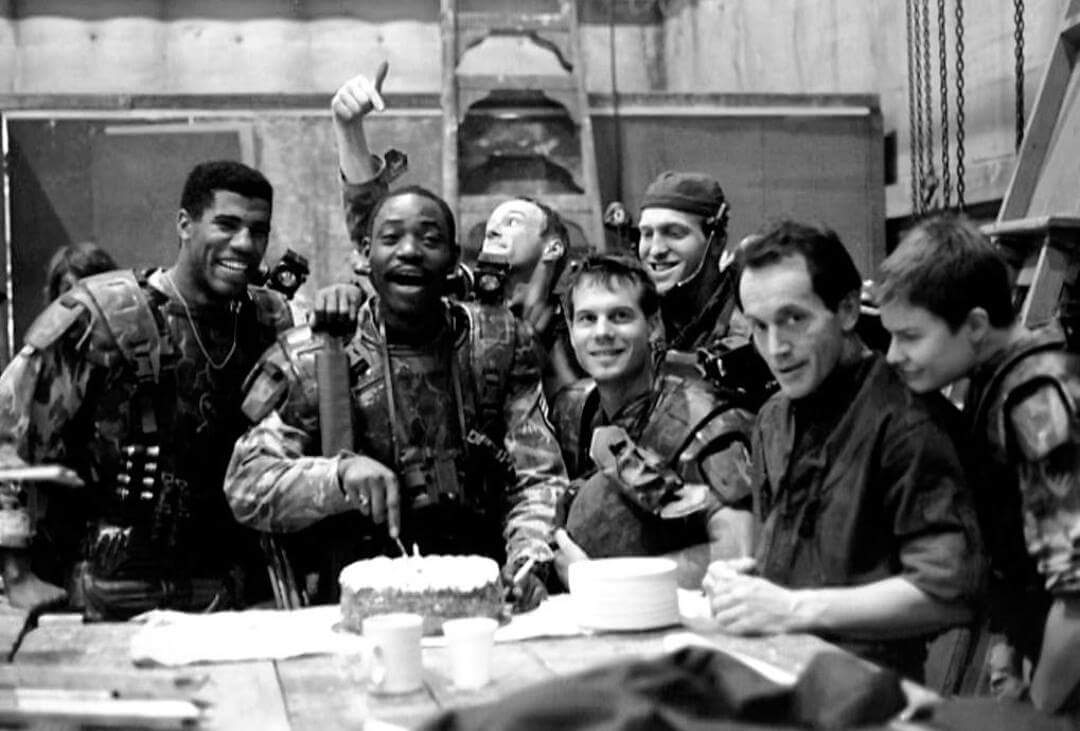 Happy 73rd birthday to Al Matthews seen here celebrating on the set of Aliens with his fellow cast! 