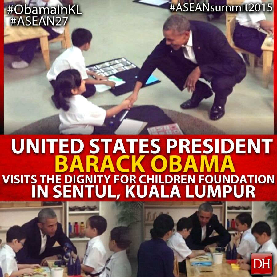 PrabaVK3's tweet photo. #ASEANSummit2015 #BarackObama #ObamaInKL #ASEAN27 @NajibRazak @PMOMalaysia @usembassykl @tankengliang @ivanpal07 https://t.co/gmyXaehalq