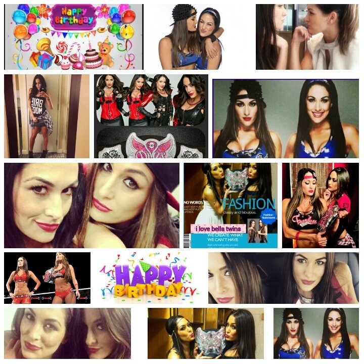  happy birthday the bella twins 
By: juan antonio and pablo alejandro  (brothers twin ) 