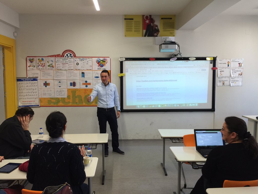 educathubcom's tweet photo. #etusp'liler Mersin #GelecekKoleji'nde branş eğitimine başladı. #egitimtek #gurur https://t.co/PWeRtqNO46