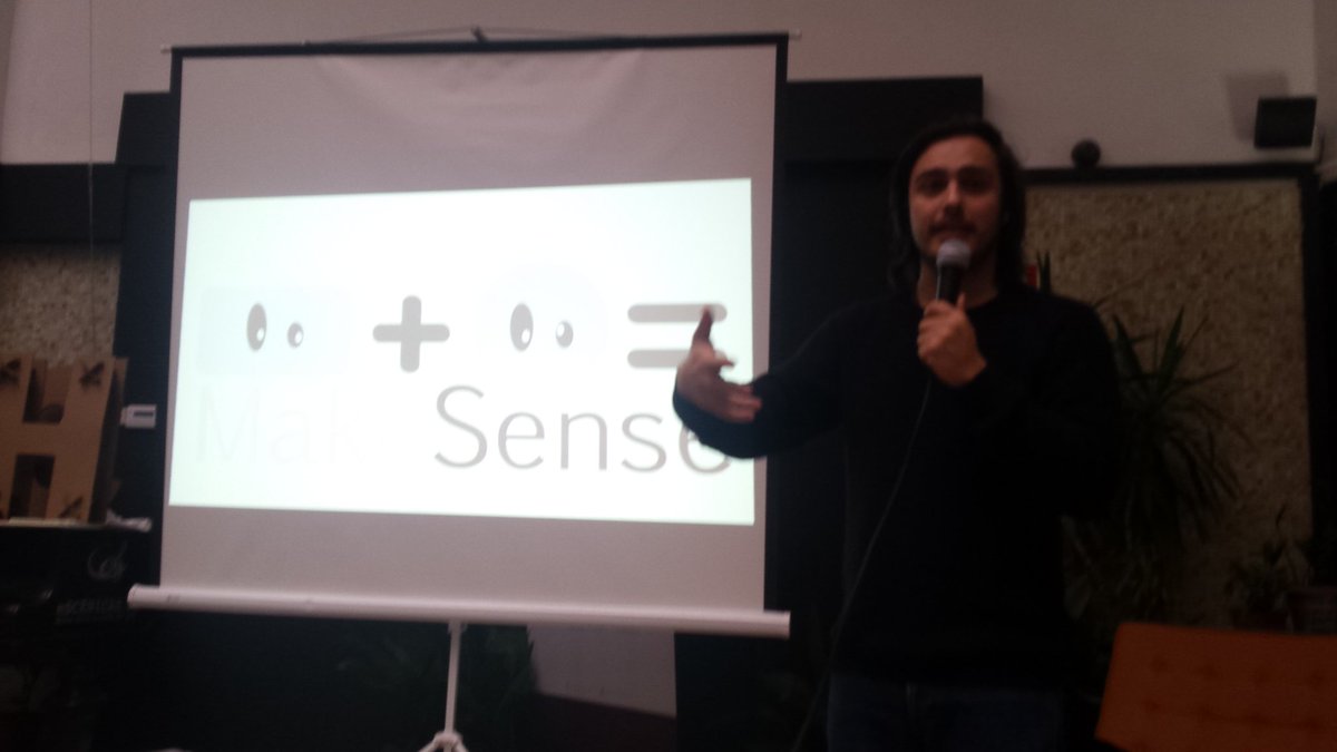 Now <a href="/Coconutsurfing/">Chris</a> is presenting MakeSense to all the participants of #EduMakeSense Camp <a href="/ImpactHubMAD/">Impact Hub Madrid</a>