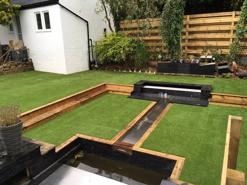 EGMlandscapes's tweet photo. Our latest artificial lawn installation on Kent Road, totally transformed a decking area! #enjoyHarrogate https://t.co/mqLZQe55k7