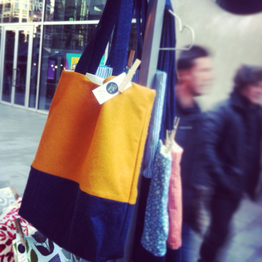Amazing *new* bags by <a href="/lauramalcs/">laura malcolm</a> available today at <a href="/Spinningfields/">Spinningfields</a> <a href="/_makersmarket/">Makers Market</a> <a href="/makersmarketmcr/">The Makers Market</a> #shoplocal