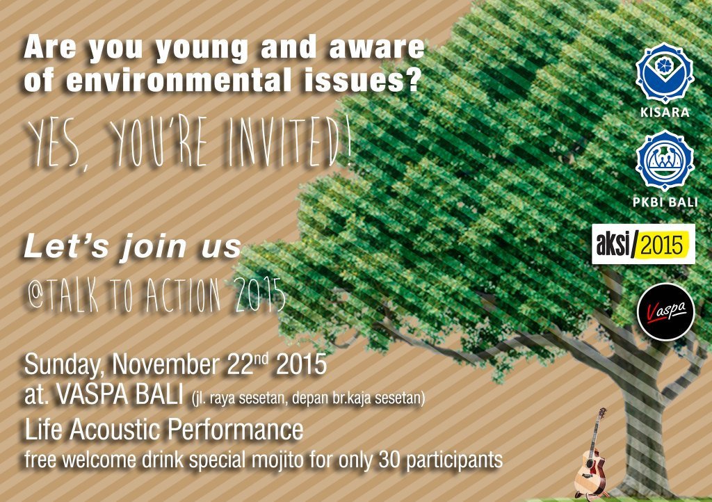 Teman2 di Bali boleh langsung bergabung bersama kami besok! @suarapkbi