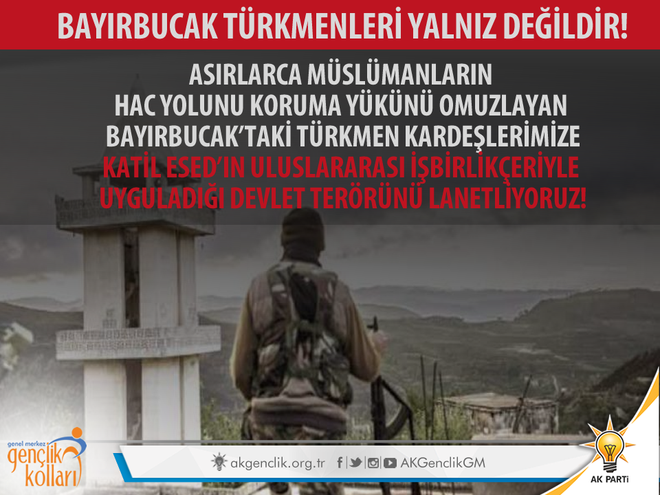 AKGenclikGM's tweet photo. BAYIRBUCAK TÜRKMENLERİ YALNIZ DEĞİLDİR! https://t.co/Qfspixm10b