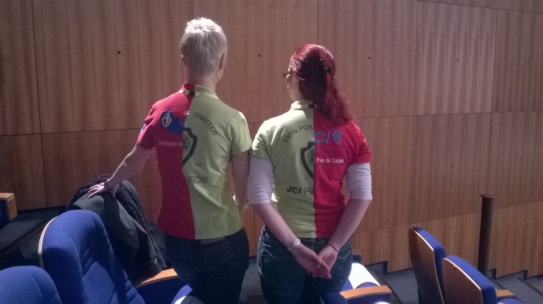 On marque la fusion de nos régions #NordPasDeCalais et #Picardie lors du 61ieme congrès #JCEF #Dijon2015 #JCE