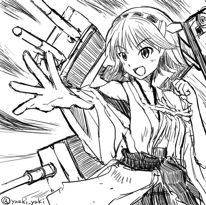 比叡

#艦これ版深夜の真剣お絵描き60分一本勝負
#艦これ版真剣お絵描き60分一本勝負_20151121 
