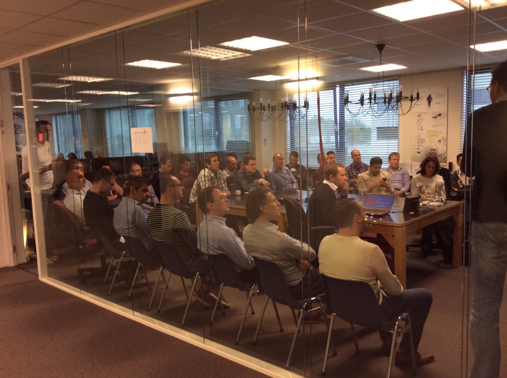 tbroek's tweet photo. Our BI friends do need a bigger room for next years #sitNL. https://t.co/4VaouAPwoe