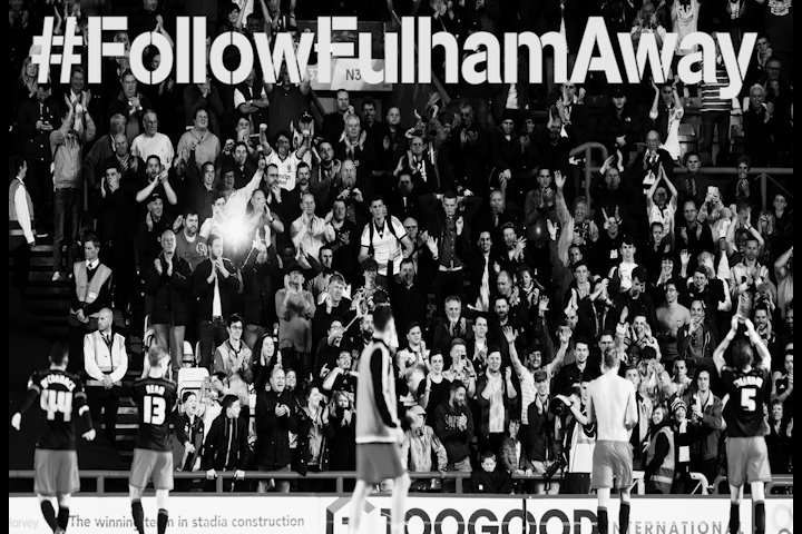 FulhamFC's tweet photo. Fulham faithful travelling to MK, make sure to document your away day across social media using #FollowFulhamAway https://t.co/Vt6SlY2KNY