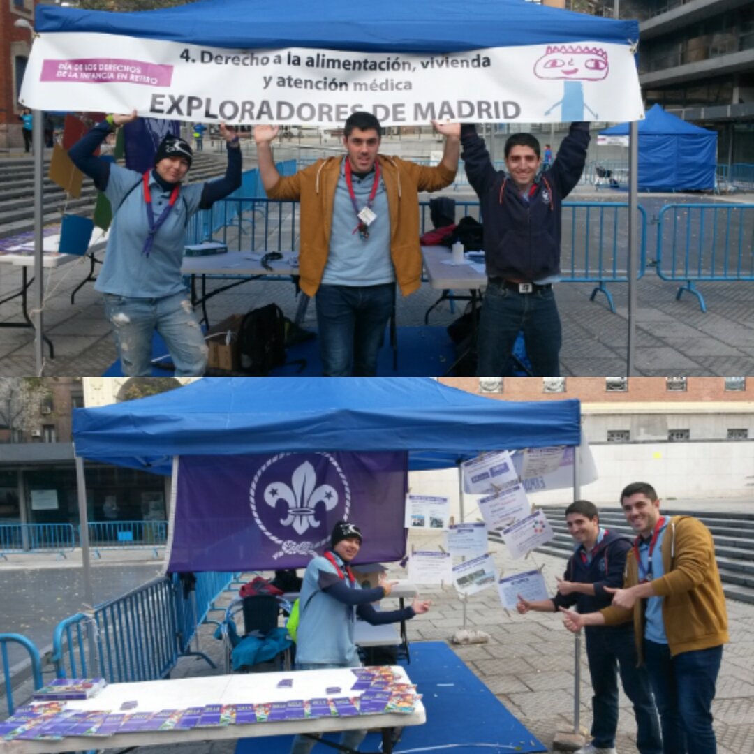 scouts_edm's tweet photo. Celebrando el Día de los Derechos de la infancia  con los niños y niñas del Distrito de Retiro. Venid a jugar!!! https://t.co/jIhu4eJXLu