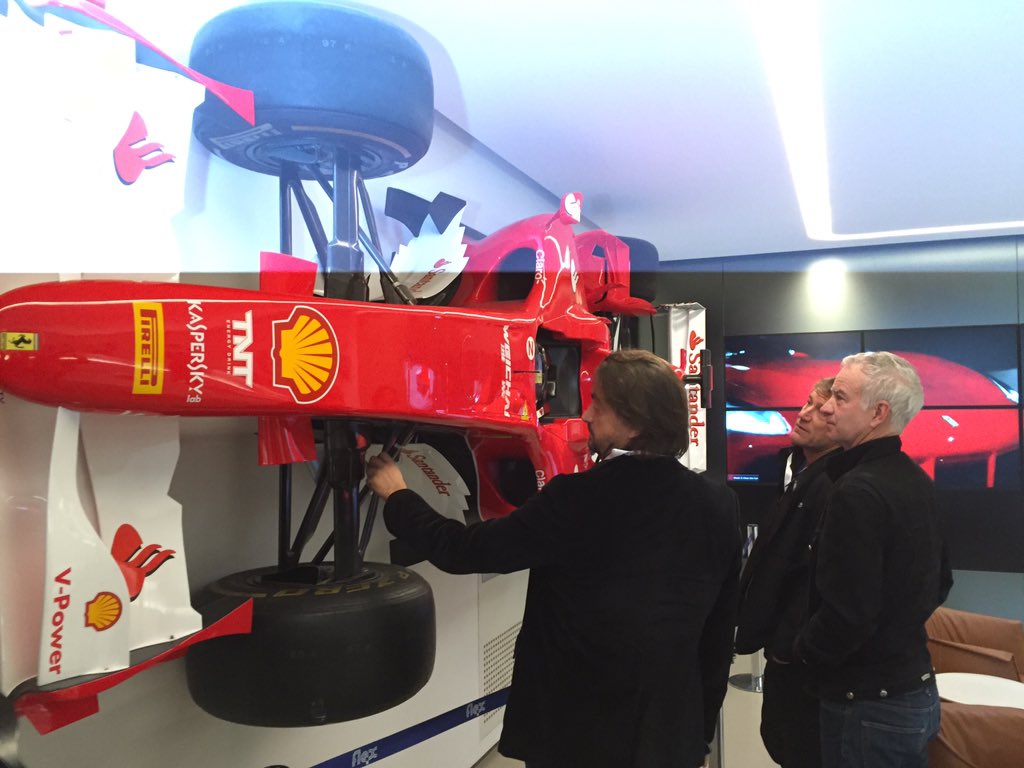 The players are enjoying a tour of the <a href="/Ferrari/">Ferrari</a> factory in Maranello today - what a cool place! #atpchampionstour