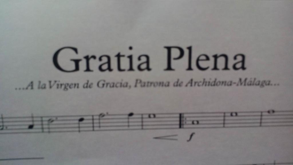 AMVGRA's tweet photo. "Gratia Plena", dedicada a nuestra patrona, primera marcha propia de nuestro repertorio. ¡Gran obra de @aleblaher! https://t.co/IkIno0tHv9