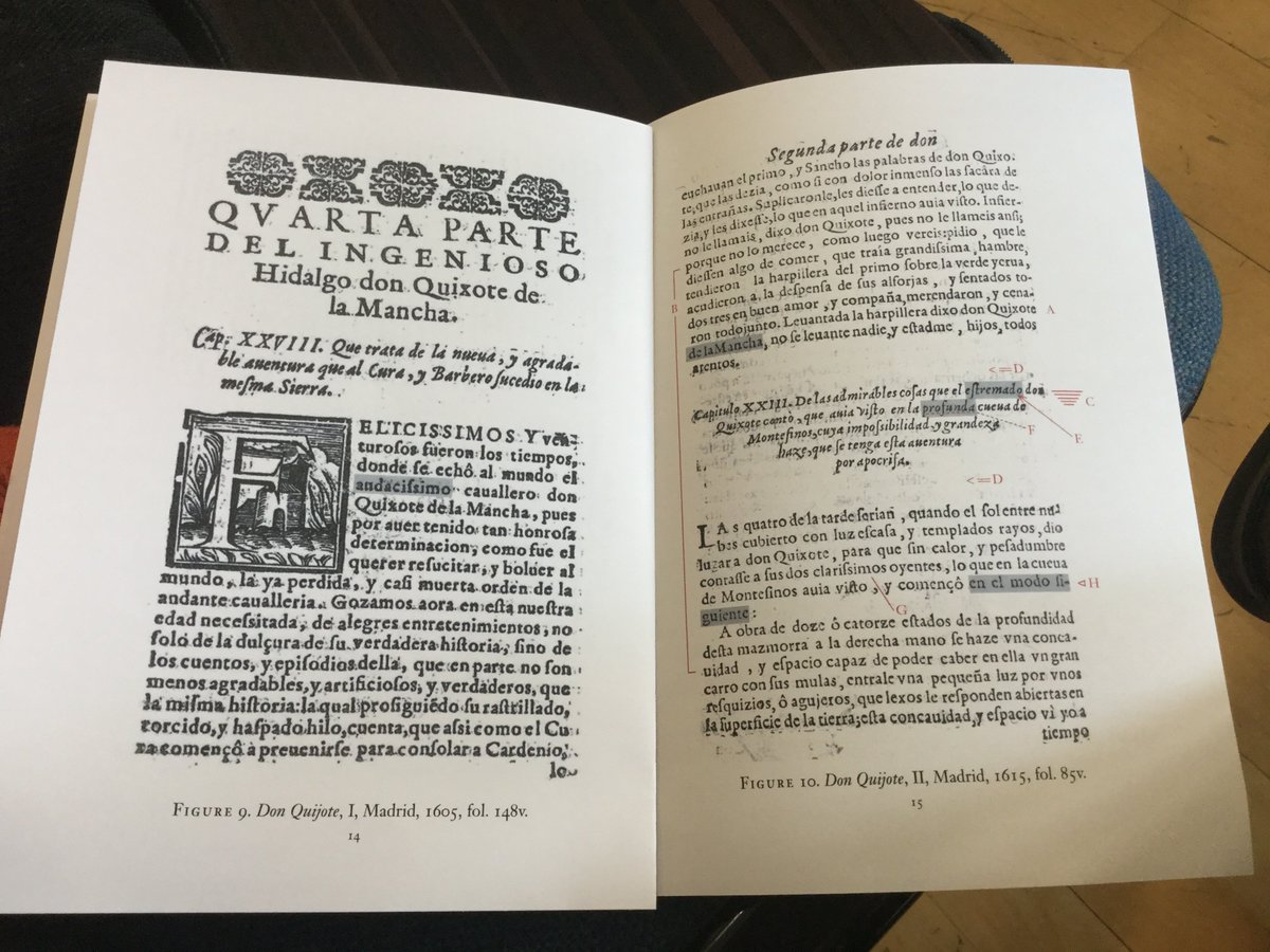 aurelberra's tweet photo. Quixote editions and examples of typographical constraints. #ests15 https://t.co/XnfE6pbP5a