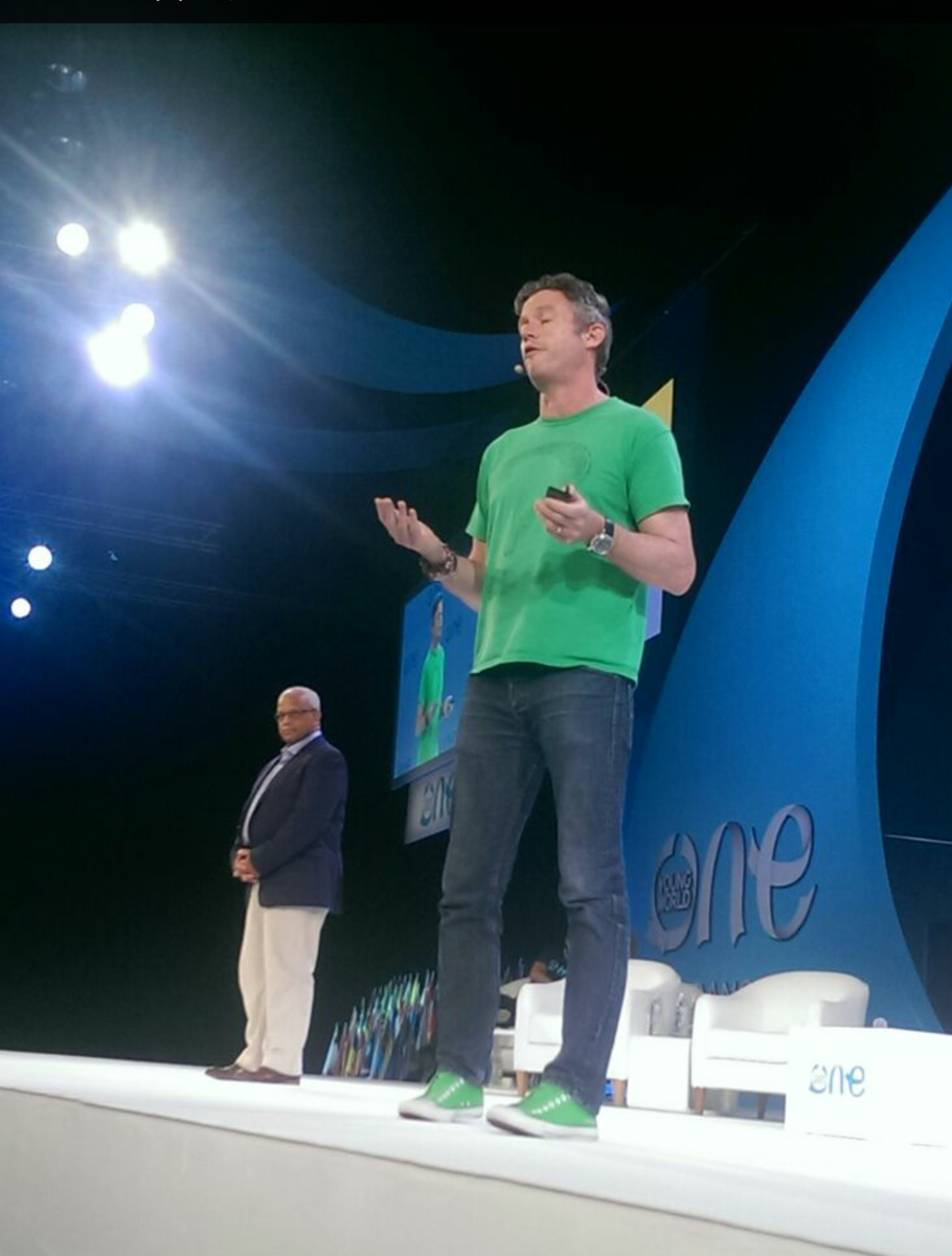 OneYoungWorld's tweet photo. Business can alleviate problems. @Thekeyise works to leave the earth as a better place for our children #OYW https://t.co/W4VFPYgggE