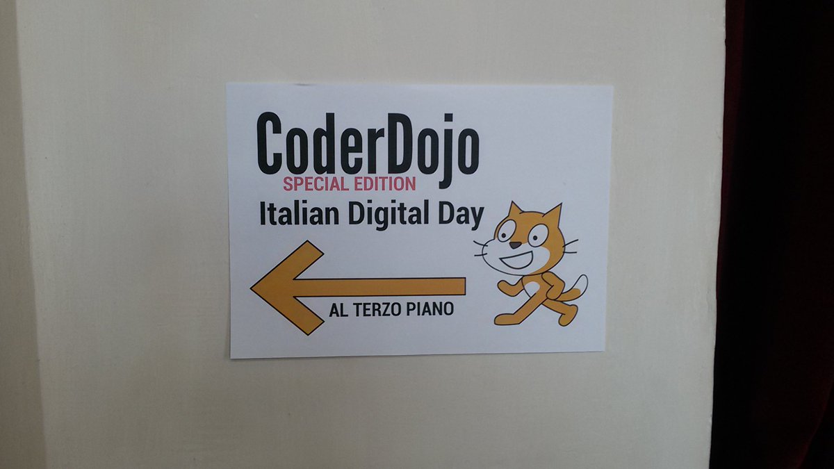 vittoriopasteris's tweet image. #coderdojo a #italiandigitalday pronto !