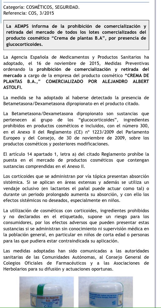 boticoco's tweet photo. +...pues yo uso una maravilla de Crema de Plantas natural y no las de #farmacia que son muy agresivas
- Claro, claro https://t.co/bTUClLJuKj