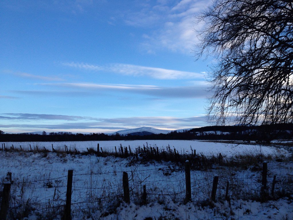 Beautiful views from this weeks #Scottish #Tipi #Wedding in the #Highlands. #snow #clearskies #teepeeWedding