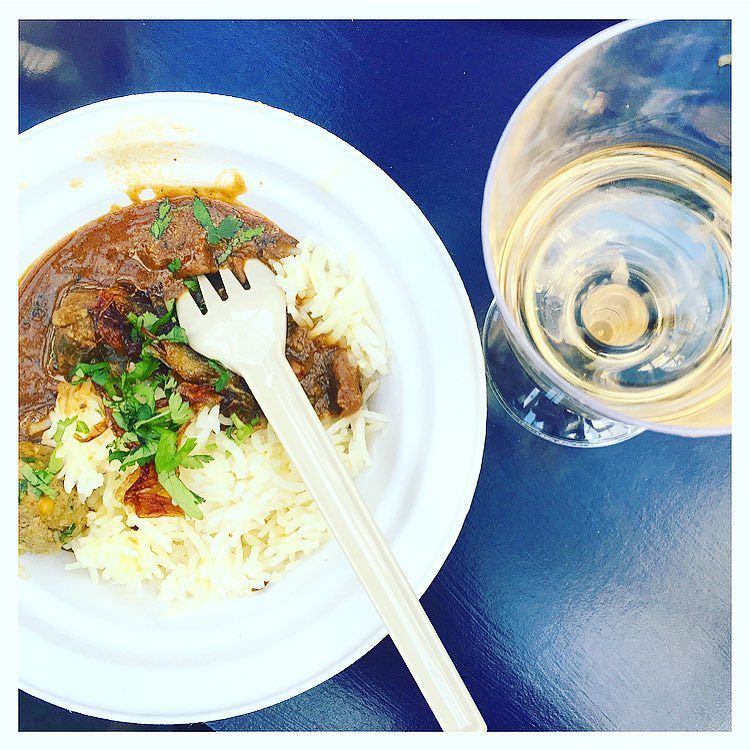 @cafe_spice_namaste's Lamb Dhaansaak with cumin rice...ughhhh sooo goooood @tasteoflondon has not disappointed!! 😛🍛…