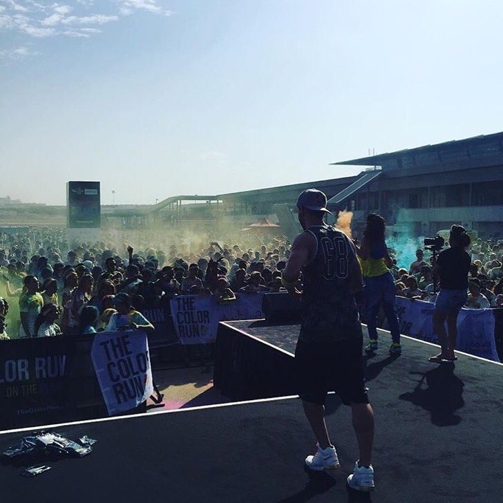 themaaee's tweet image. #ColorRunUAE 💗💗💗
