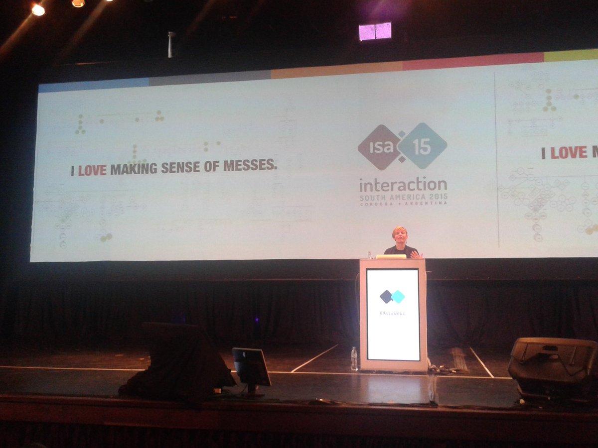 diegobechi's tweet image. "I love making sense of messes" by Abby Covert #isa15