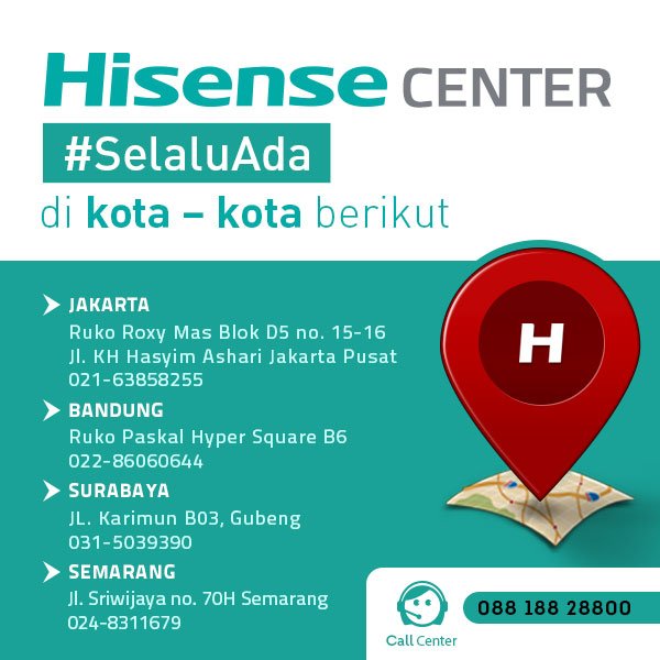 Hisense Indonesia en Twitter: "punya pacar yg sering ngilang?masa kalah  sama Hisense Center yg #SelaluAda buat kamu?! https://t.co/rHexfKzFvz" /  Twitter