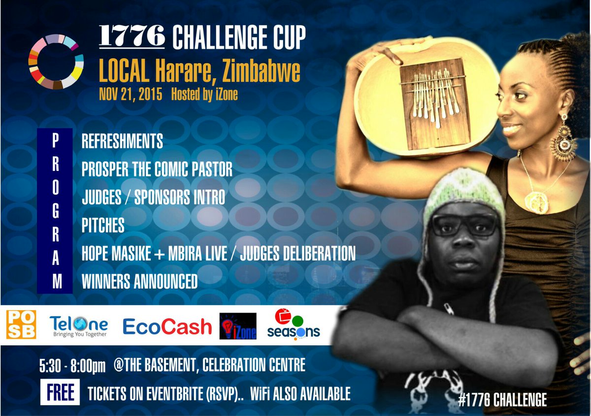 izonehub's tweet image. Not too late to get your tickets for the #1776Challenge Harare! eventbrite.com/e/1776-challen… See you in a bit!
