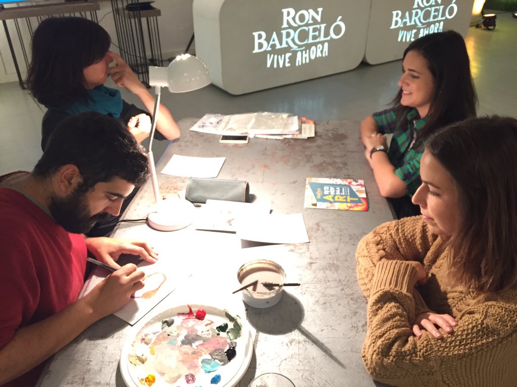 SrtaInvertida's tweet image. #ViveAhoraArt con @rikiblanco al color y @BegoMN