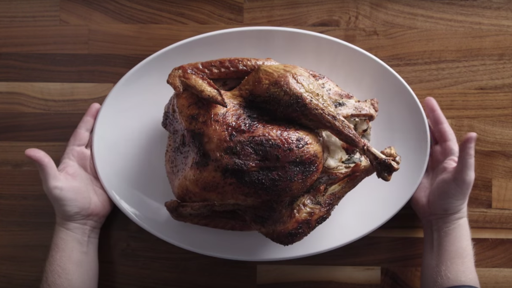 Eater's tweet photo. Relax This Thanksgiving With Cannabis-Rubbed Turkey https://t.co/W8rHi35wsD https://t.co/KeT0KTOeKN