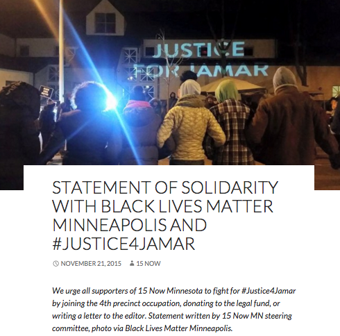 15NowMN's tweet photo. .#15NowMn stands with @BlackLivesMpls seeking #Justice4Jamar #ReleaseTheTapes @FifteenNow https://t.co/bTSJEoyDr5 https://t.co/rM9wQYXo1x