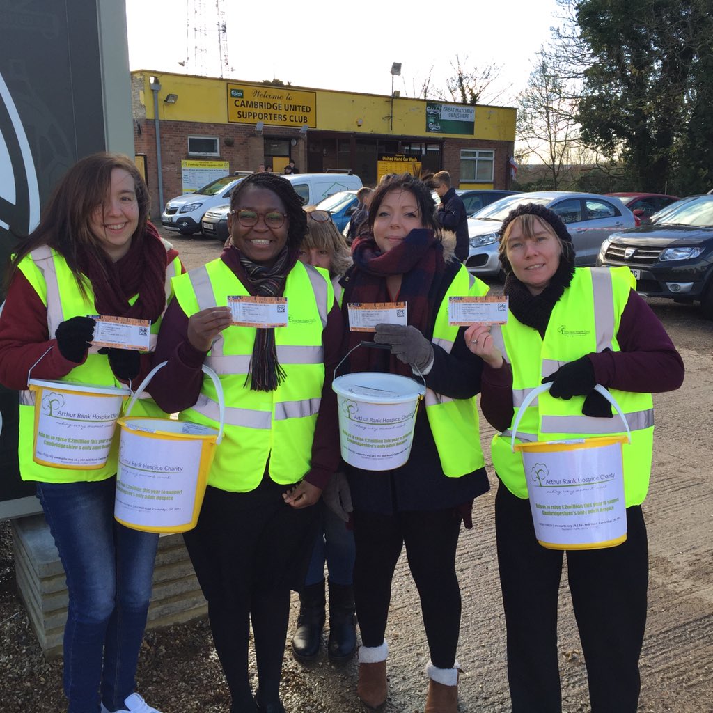 jusato's tweet photo. Thank you @CambridgeUtdFC for having us.great day raising money for @ArthurRankHouse #sainsburys #coldhamslane https://t.co/2MRnZUhuMh