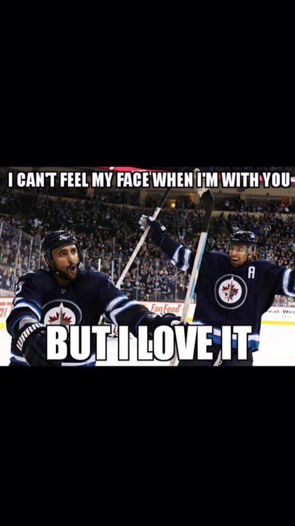 RumorsComedy's tweet image. Good luck tonight boys! #Buff #Wheels #puckface #Wpgjets