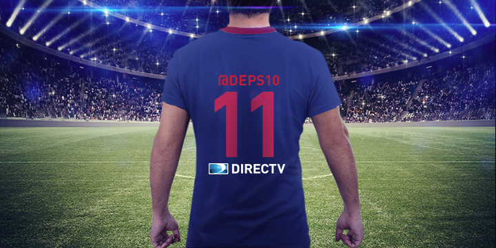 DSports's tweet photo. @DEPS10 ¡Participa en #FutbolEnDIRECTVBarcelona para conseguir las 4 camisetas! #FutbolEnDIRECTVClasico https://t.co/fOgsqc3I1D