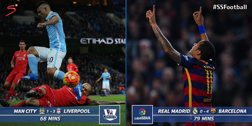 SuperSportTV's tweet photo. Barca have been sublime as they make it FOUR at the Bernabeu, while Liverpool are still ahead at City. #SSFootball https://t.co/eKPzJX2UTR