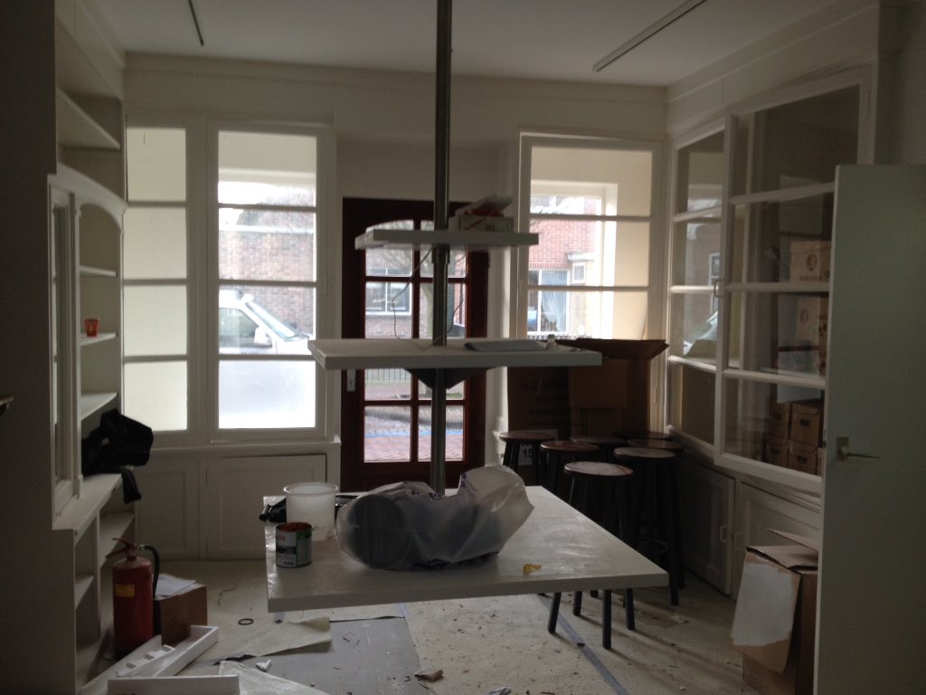 Beetje bij beetje schieten we op! 6 days to d-day = opening day