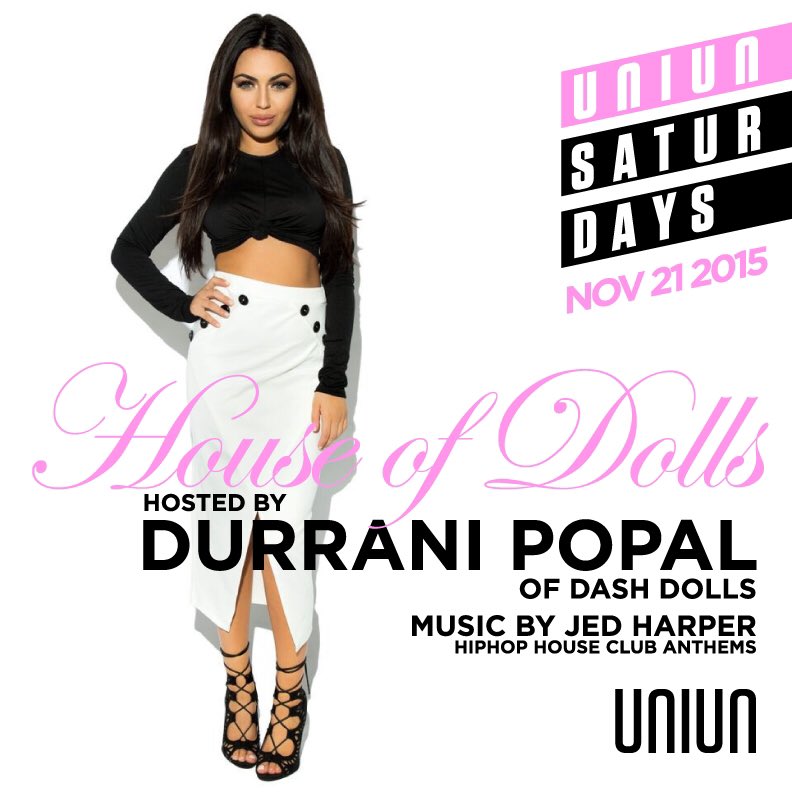 EpicEventsTO's tweet photo. We're excited to party with @DurraniPopal tonight inside @UNIUNnightclub! 647-997-6539 for GList! https://t.co/lSdLxGhwJw