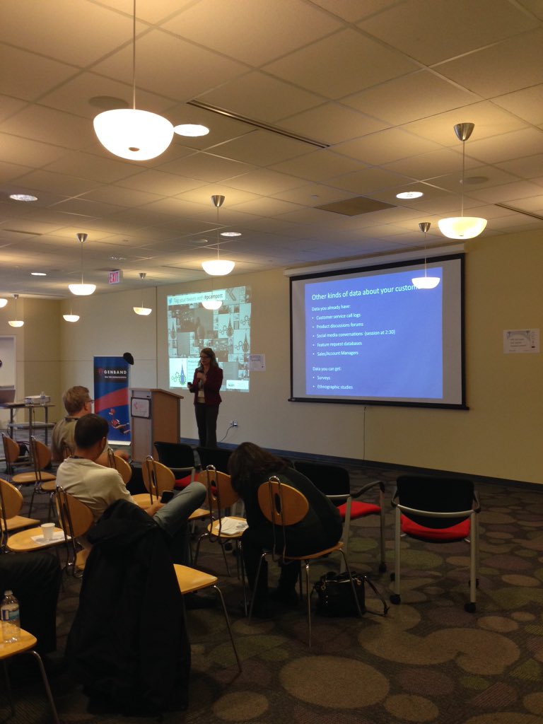 We're at #pcampott listening to industry insights for product development !