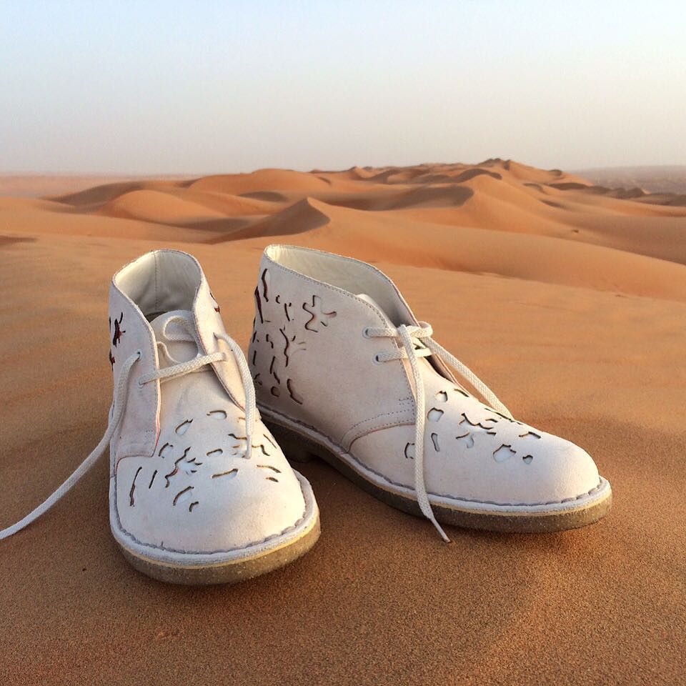 TryWearEasy's tweet photo. My name is Adam Ball and I am an artist living in London. I designed the Desert DNA #ClarksDesertBoot for the #Clar… https://t.co/Lq3bZwsDfS
