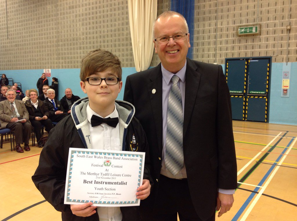 4barsrest's tweet photo. Merthyr Tydfil Welsh League Youth Contest Best Instrumentalist - Rhys Evans of Milford Haven Juniors https://t.co/XJ2HT3Hp4v