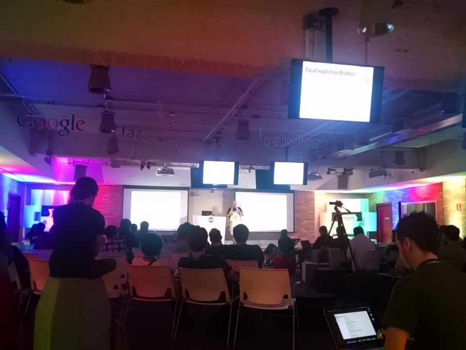 devMurata's tweet photo. #DevFestSP15 #MaterialChef Master chef Android ! https://t.co/ZZkNDV2NsQ