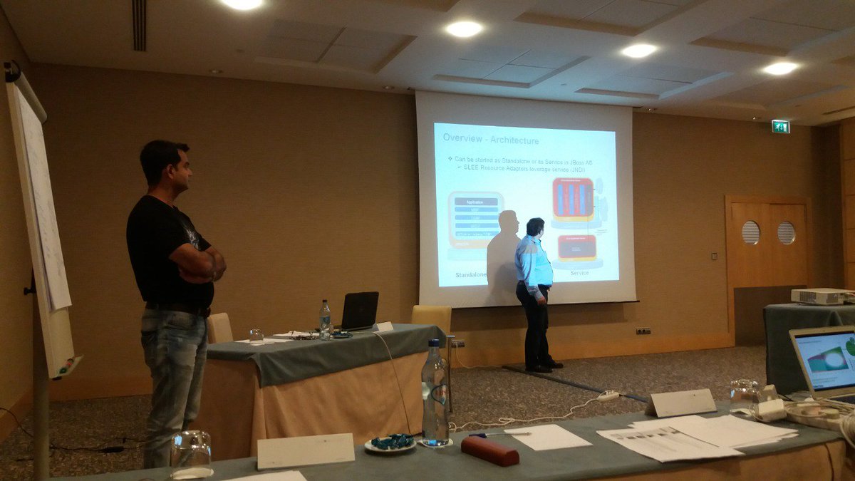 CharlesRoufay's tweet photo. @amitbhayani keeping a watchful eye on Sergey  to make sure he gets things right LOL. @telestax https://t.co/LFYOlo7UKN