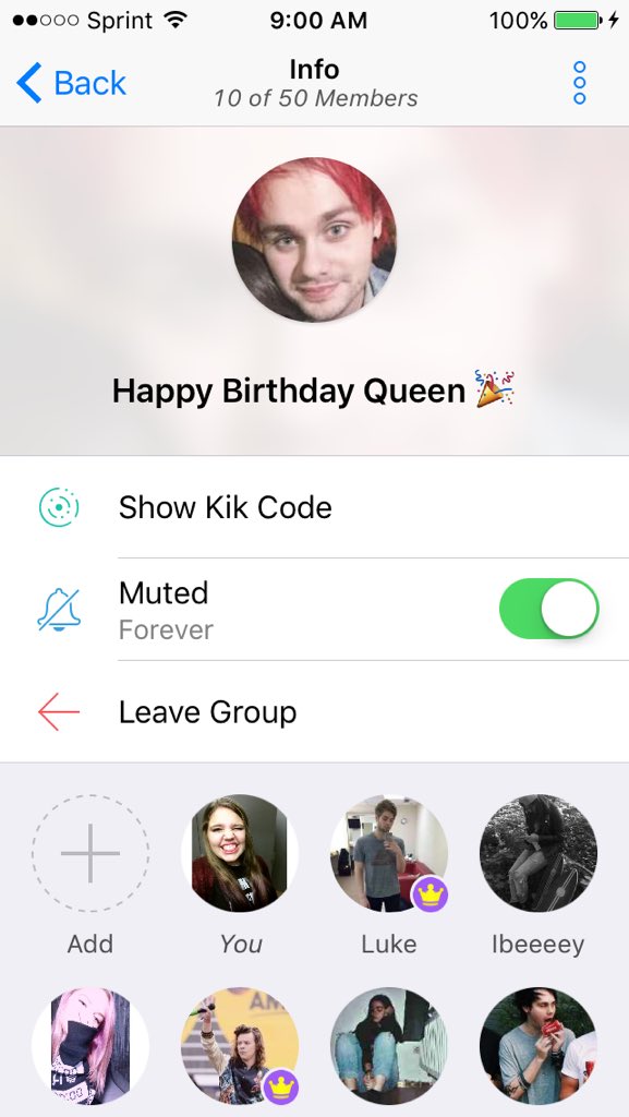 micheals20inch's tweet photo. This group chat is so damn nice! Thanks guys, I love you!💖 -Riley👑 (Queen) https://t.co/p3LmSWgvYT