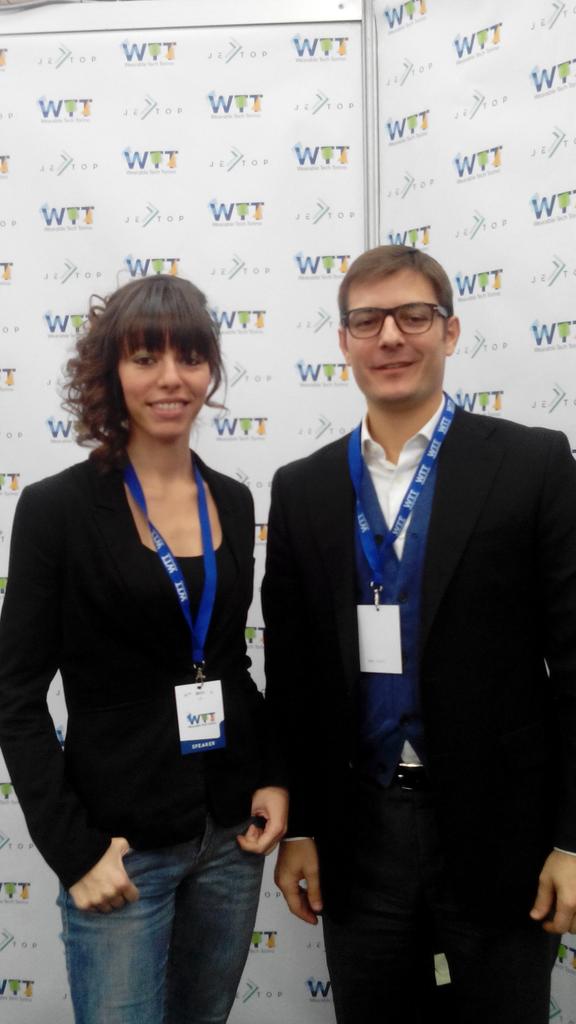 Wearable_Torino's tweet photo. Al #WTTorino non poteva mancare  @AMARIS_JOBS, nostri partner!! #WearTheFuture #Amaris https://t.co/PJd76dgZud