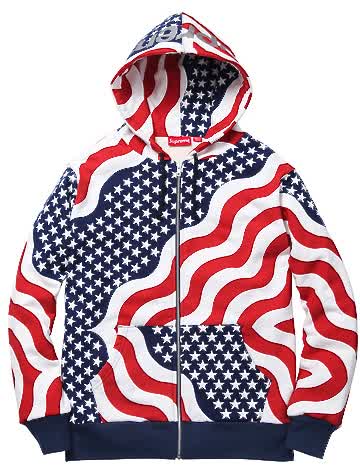 supreme flag jacket