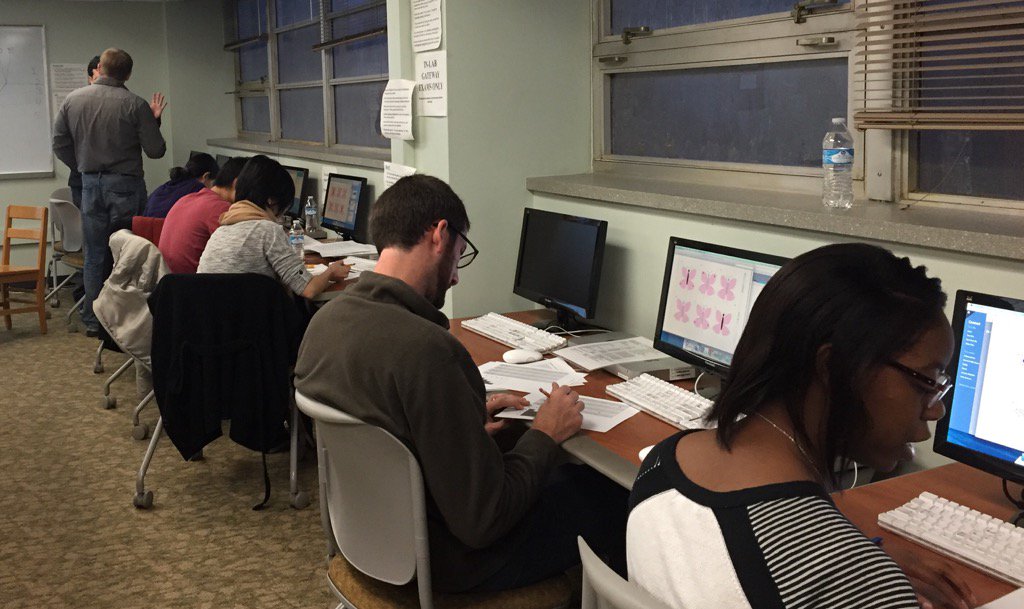 KU_IMSD's tweet photo. Exploring species relationships at the big data in computational science workshop. https://t.co/kcR22B5yHs