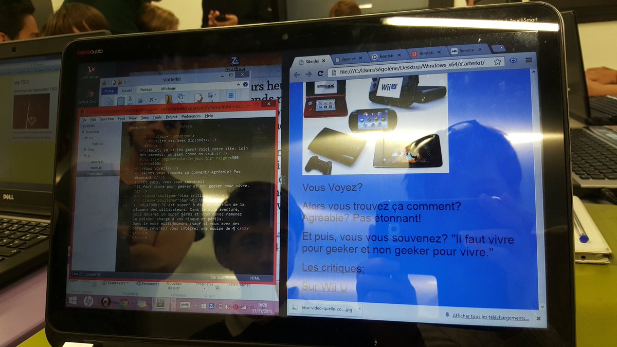 verolaville's tweet image. Thinking of u @BrendaOConnell :) All is doing great. Look at Pierre's quote... @CoderDojoParis @42born2code