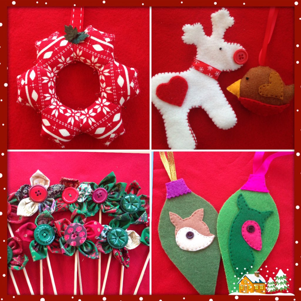 josharpen's tweet photo. Made some Christmas decorations today for #madeinsurbiton #surbiton #handmade #crafts https://t.co/veT052MuJL
