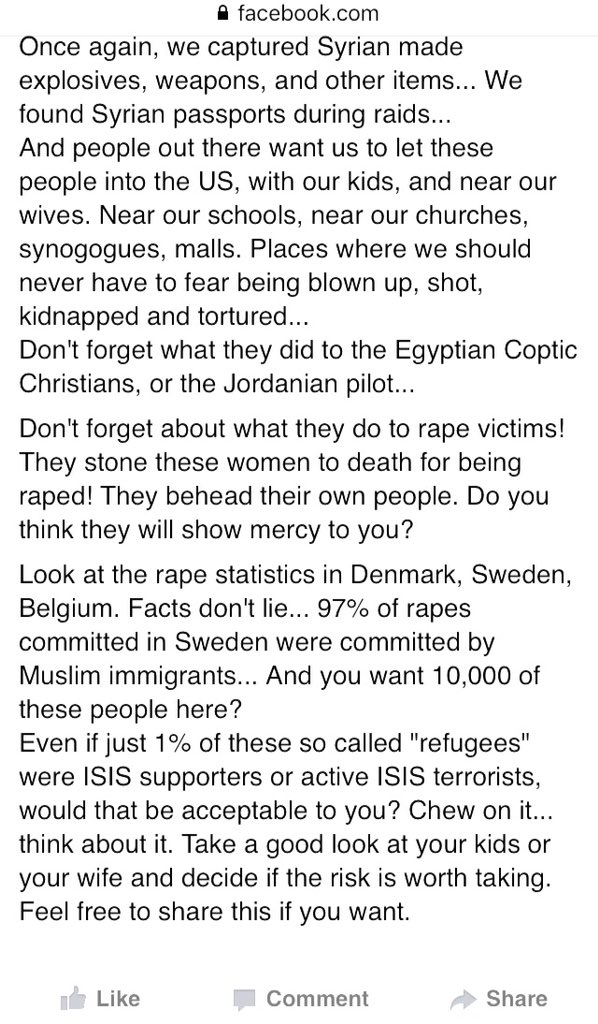 Revoltigarchy's tweet photo. #ISIS & exactly what they wanted with their attacks:
Create FEAR in the hearts of the population
#2MBTDC supporter 😑 https://t.co/ic7M97N16e