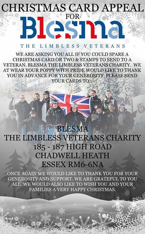 poppypride1's tweet image. Send a Christmas card to our veterans at @Blesma 
Please all retweet