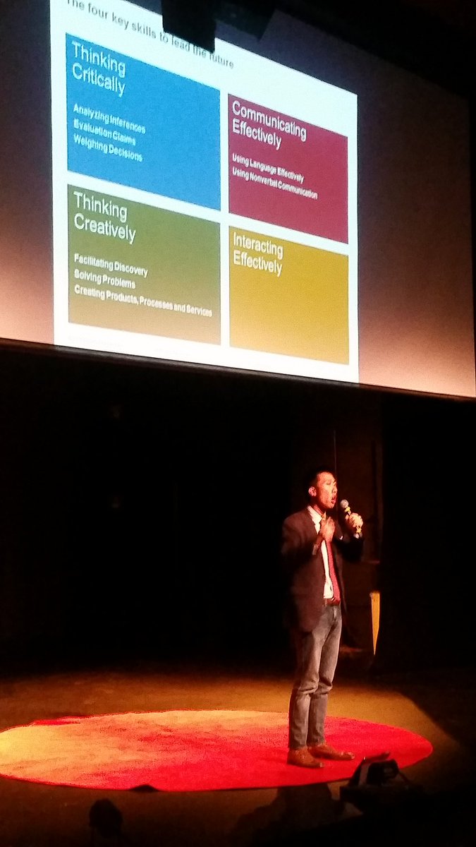 AWayofLife0's tweet photo. Michael tells us @MinervaSchools teach four key skills through active learning. #Independence2015 #TEDxYouthCoHi https://t.co/XKZVsYFzoh